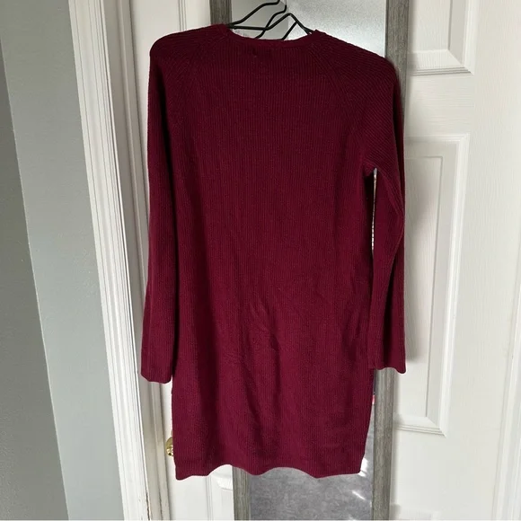 2 for $13 Soft maroon sweater dress small - Picture 3 of 5